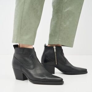 Mango Celi Block Heel Ankle Boot